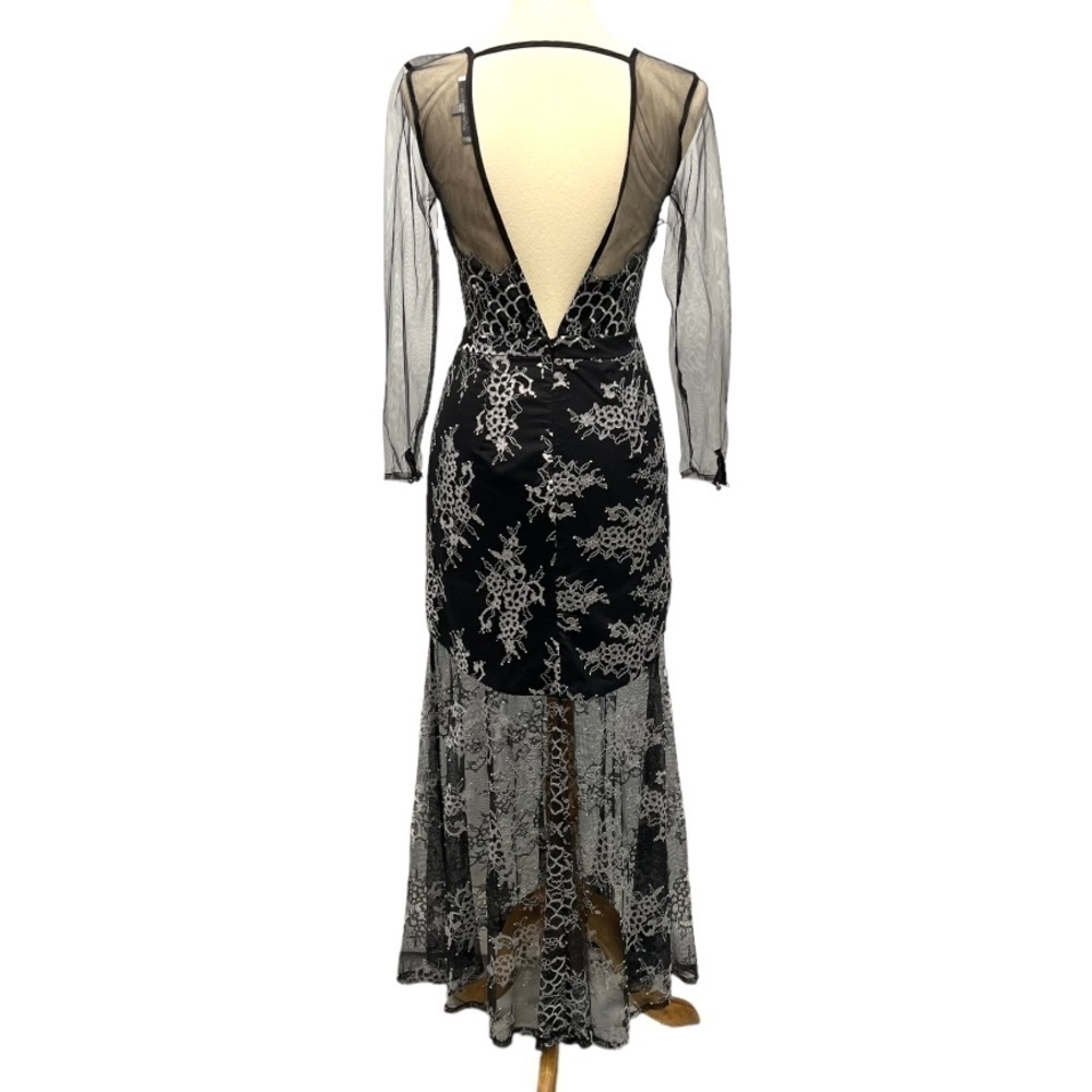 Lovers + Friends Revolve Mystic Black Lace Cocktail Party Special Occasion Dress - Picture 12 of 16